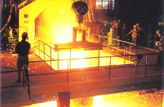 立磨機配件鑄造車間